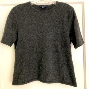 Ann Taylor Short Sleeve Cashmere Sweater S
